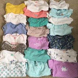 Carter’s Onesies Lot of 21 Size 9 months